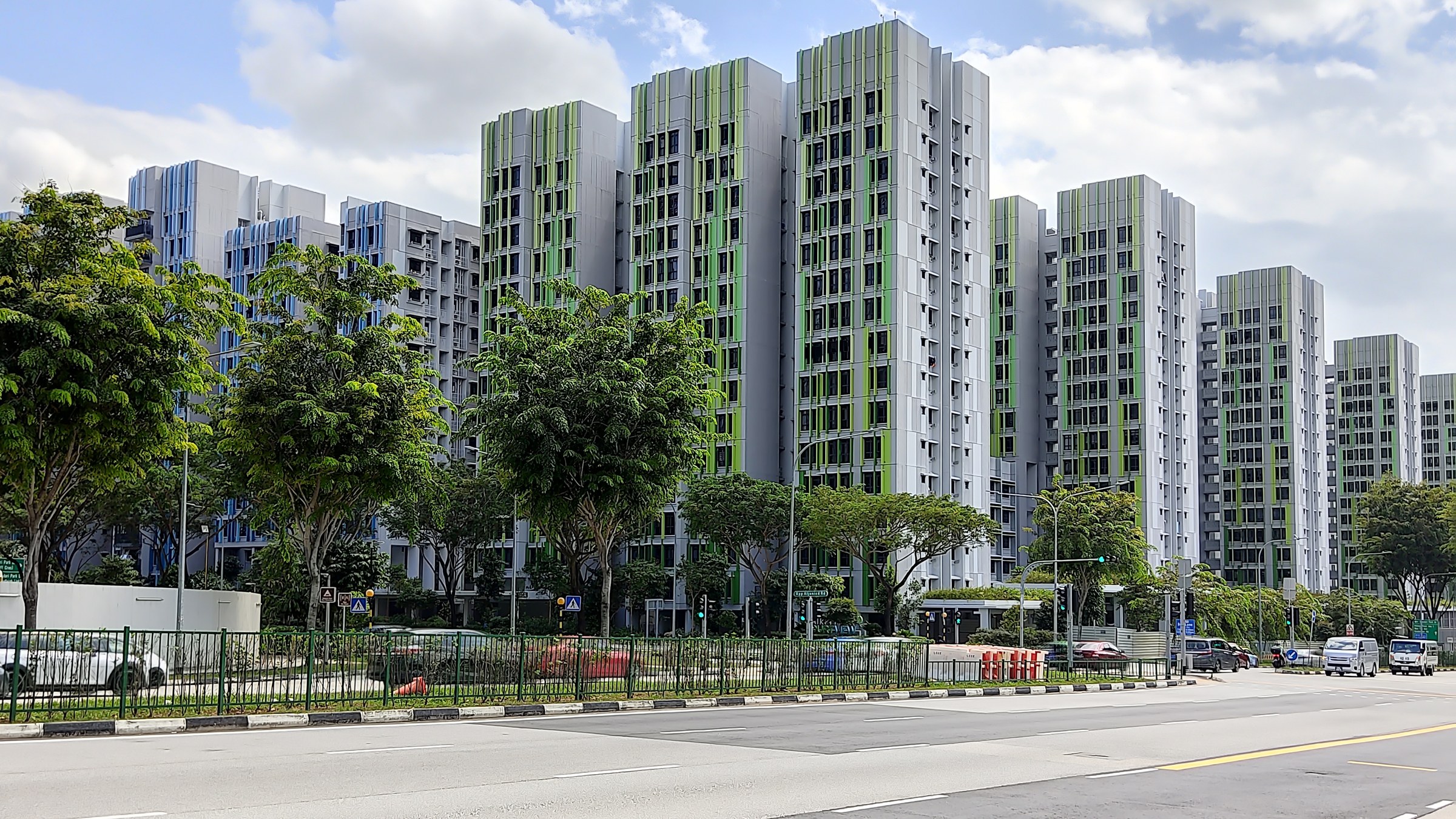 Bidadari HDB estate in warm daylight, Toa Payoh planning area